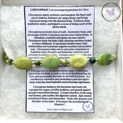 Chrysoprase Ovals Bracelet